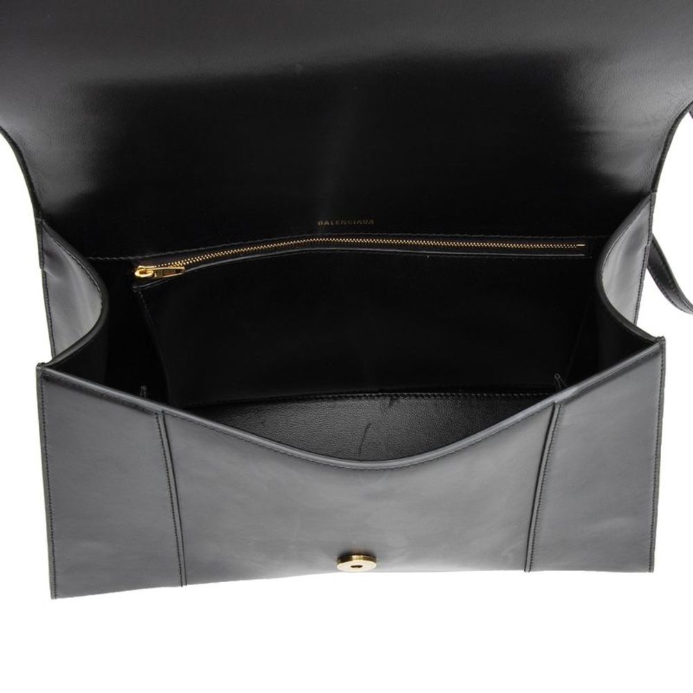 Balenciaga Shiny Calfskin Hourglass Medium Satchel - Picture 6 of 15